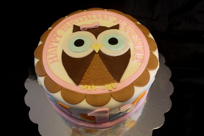 Owl Cake and smash cake
