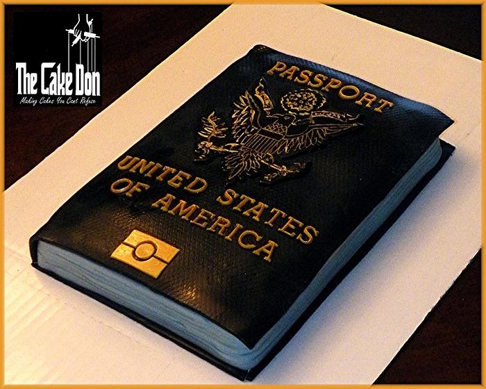The UNITED STATES PASSPORT Cake