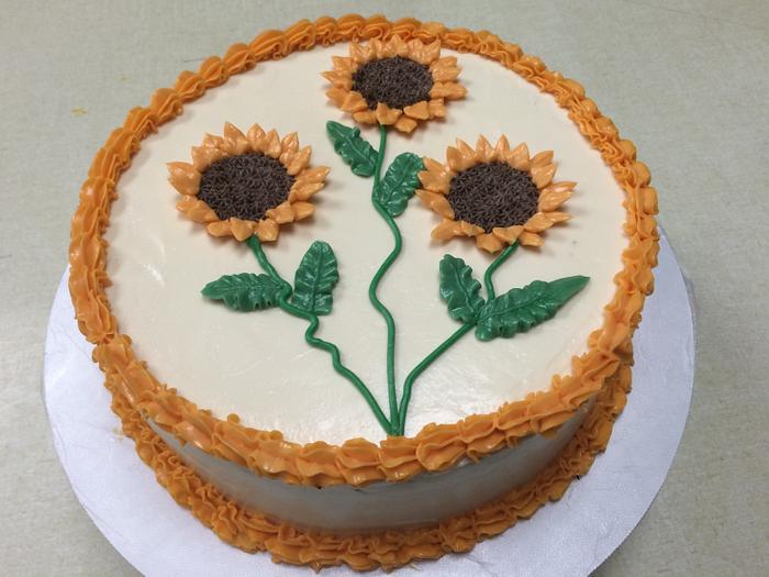 Sunflower cake 