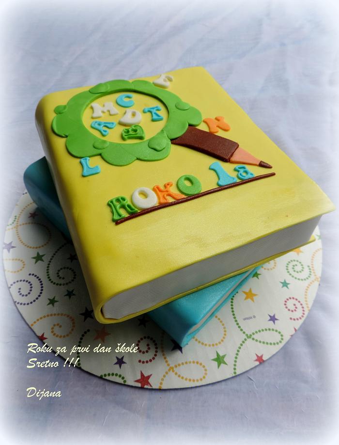 books cake