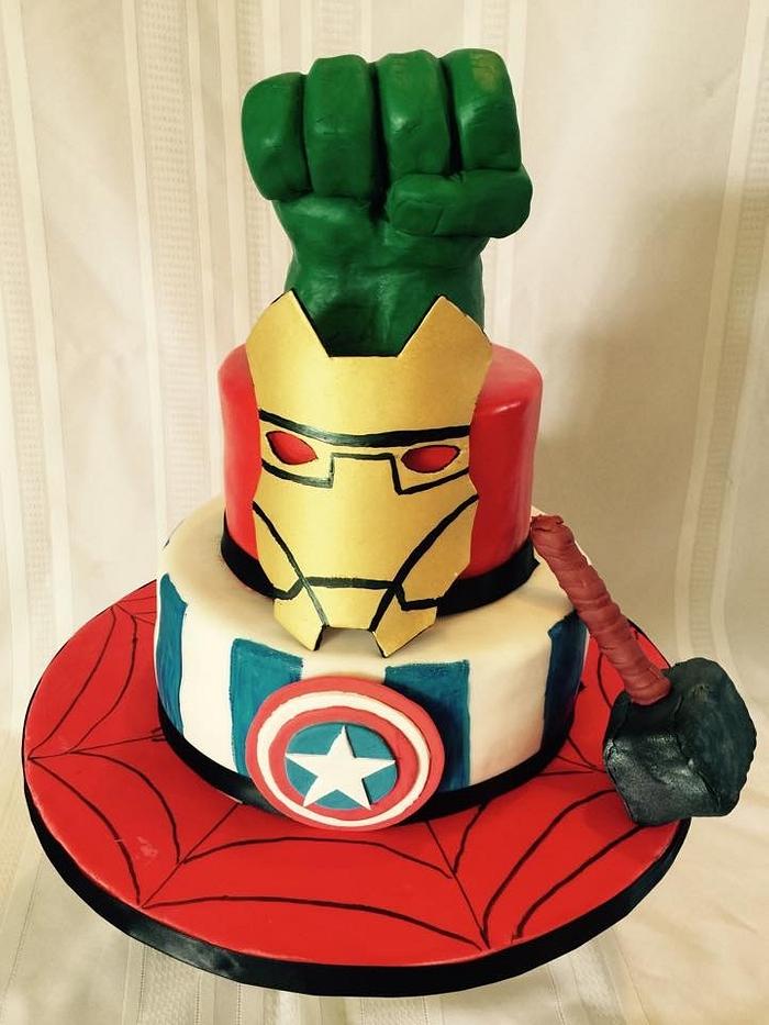The Super Hero cake