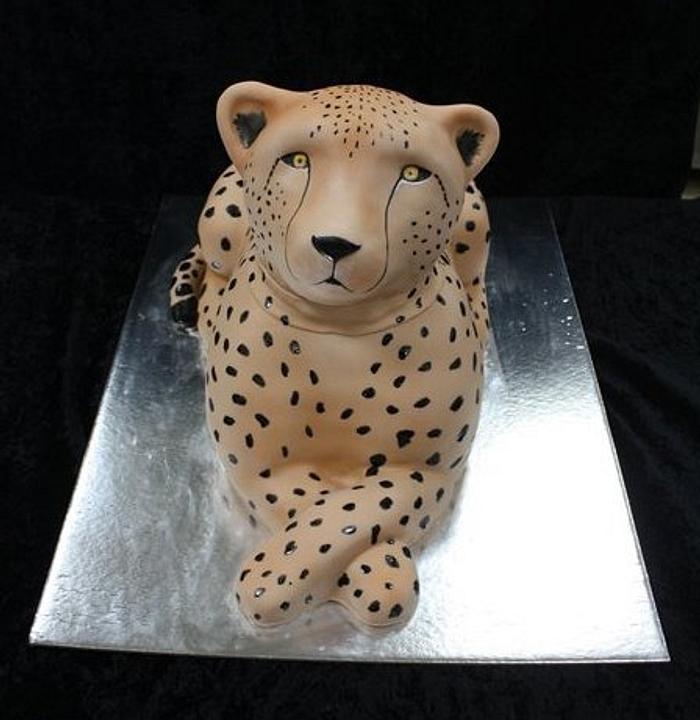 Cheetah cake