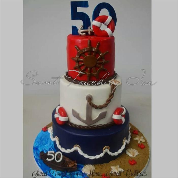 nautica...50th birthday cake