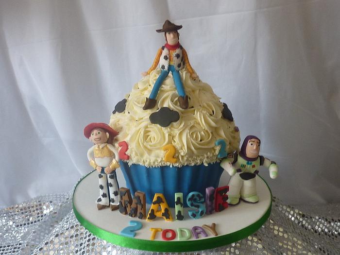 Toy Story Theme Giant Cupcake