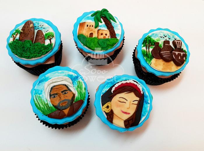 Egyptian countryside cupcakes 
