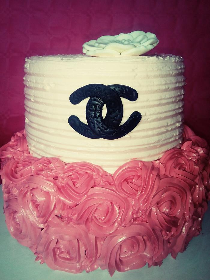 Chanel Buttercream Cake