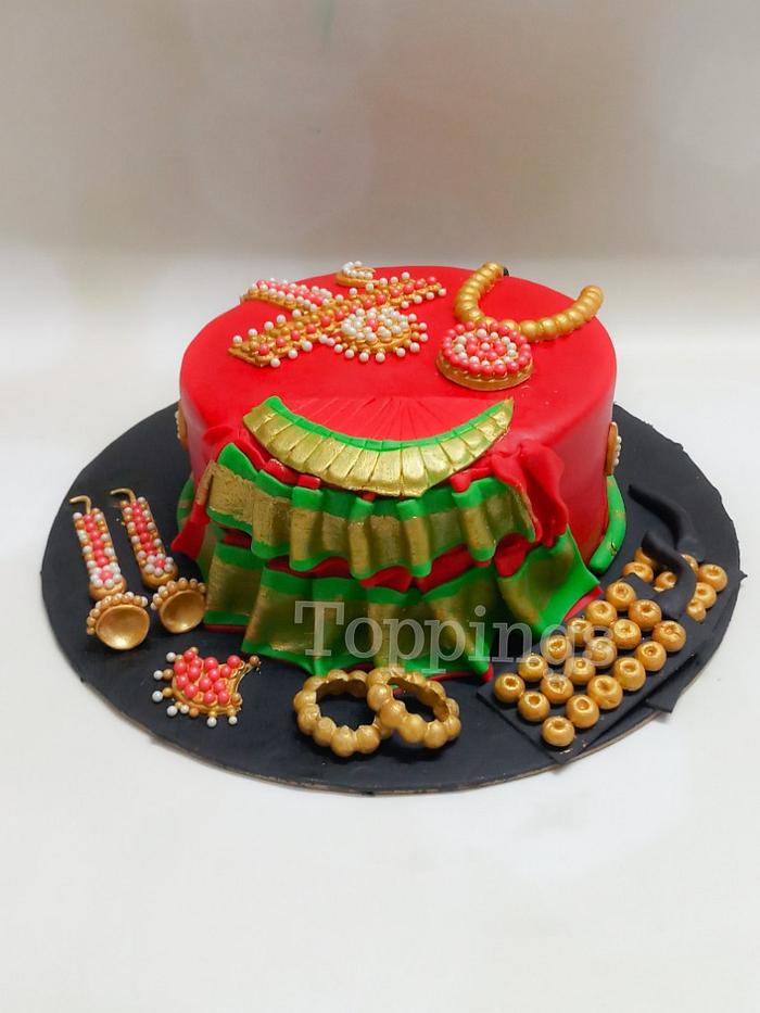 Bharathanatiyam cake 