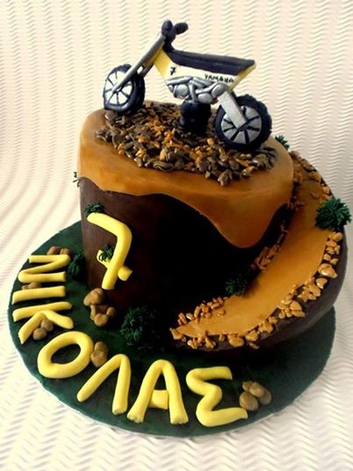 MOTOCROSS BIRTHDAY CAKE