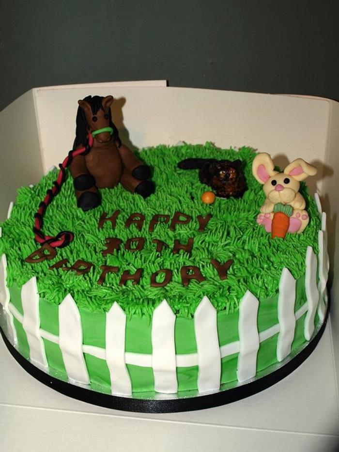 Animal lovers cake