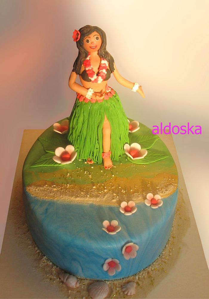 Hula hula cake