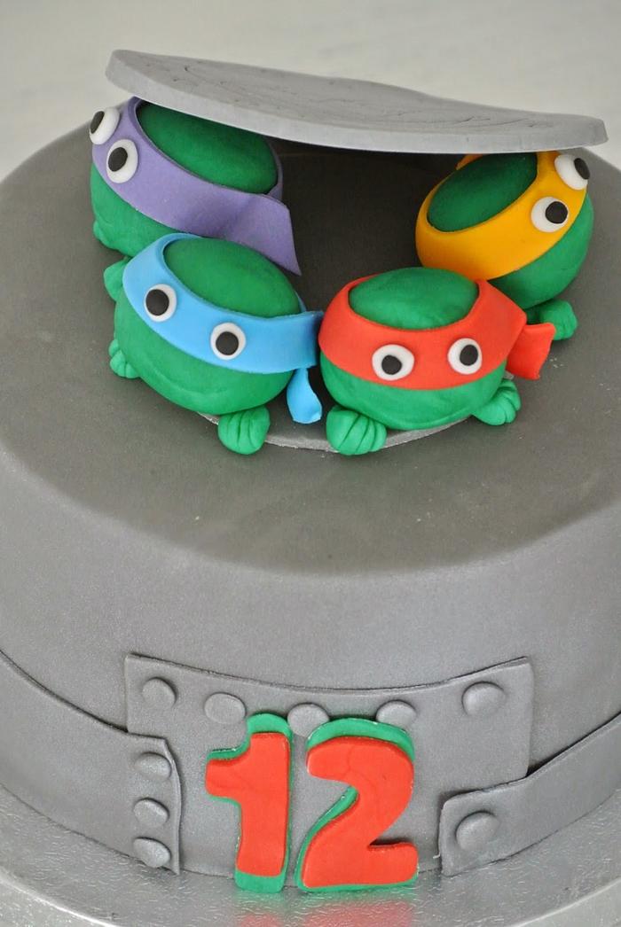 Ninja Turtles cake