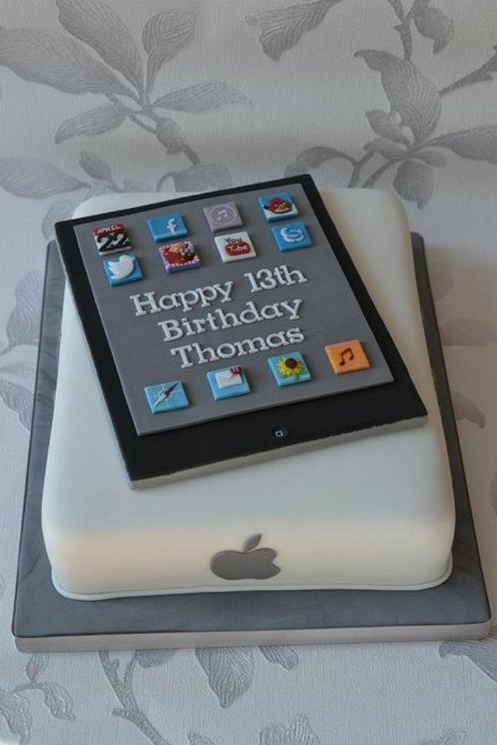 iPad cake