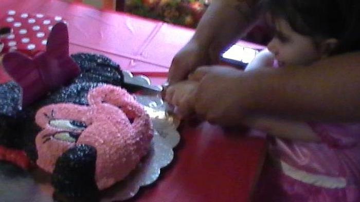 Grandaughter's Minnie Mouse cake