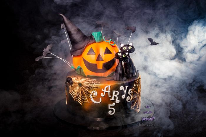 My Daughter's Spooky Halloween Birthday Cake