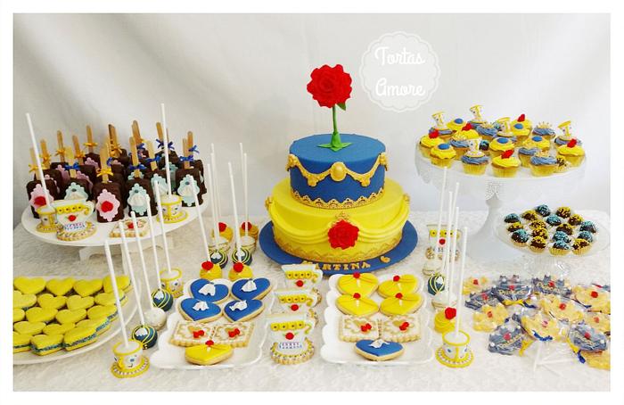 Beauty and the Beast Cake and pastry