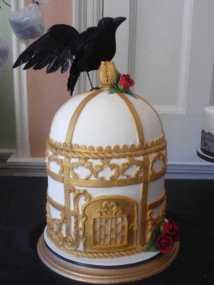 Bird cage cakes for Halla Galla: A Hauntingly Victorian Soiree