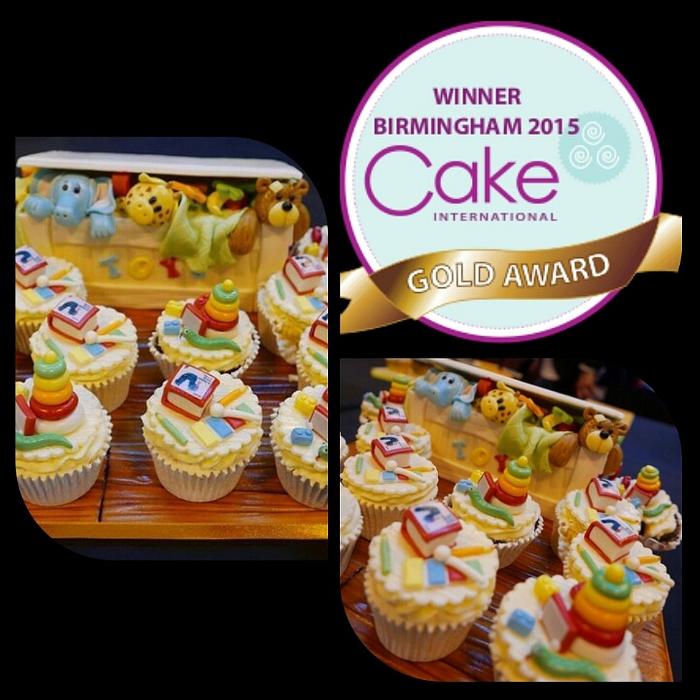 Toybox cupcakes GOLD award