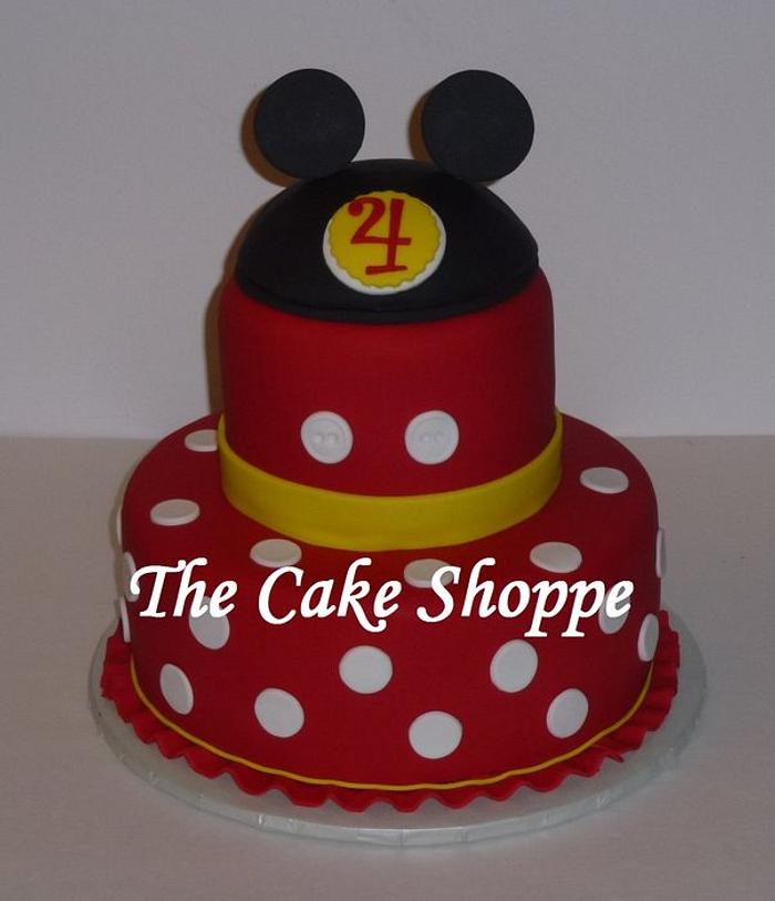Mickey & Minnie cake