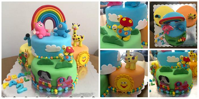 baby tv cake