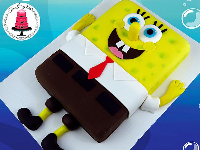 Out Of Water Sponge Bob Cake!