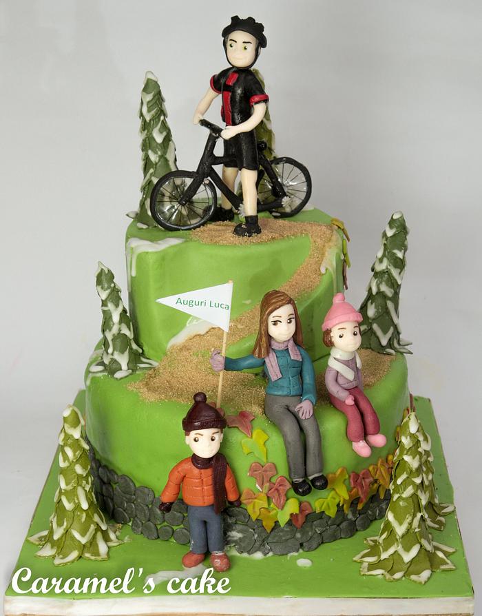 Biker's cake