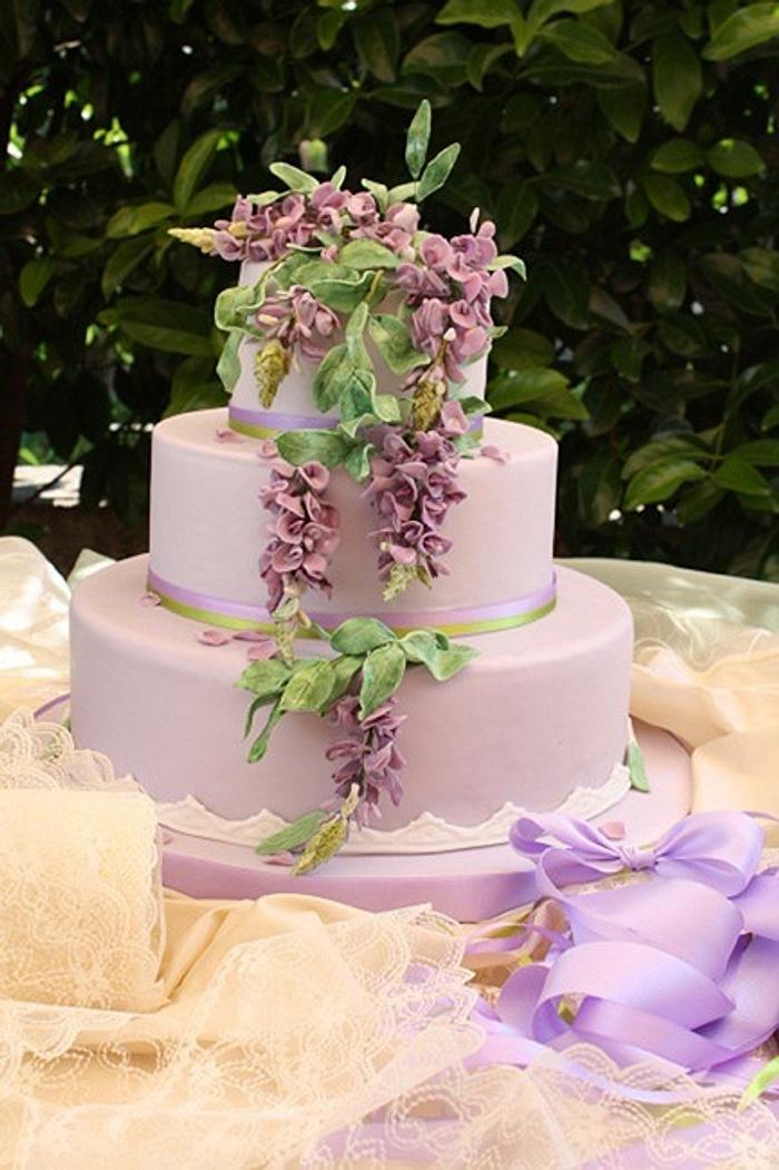 wisteria cake