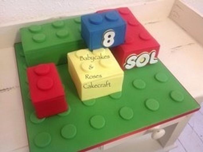 Lego Blocks Cake 