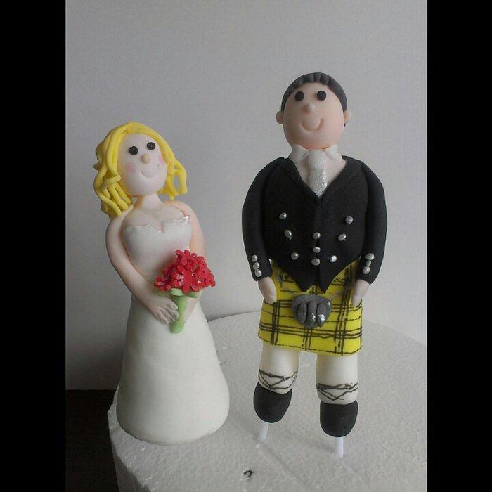 First attempt at a bride and groom