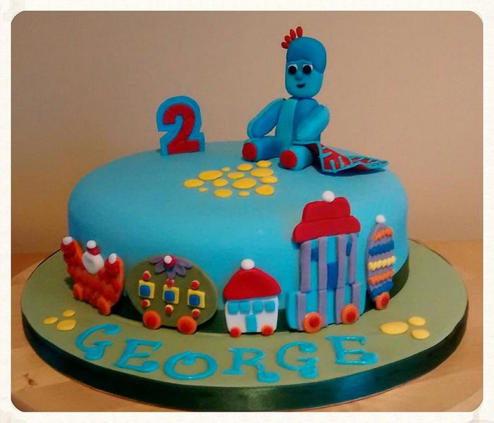 Iggle piggle 2nd birthday cake