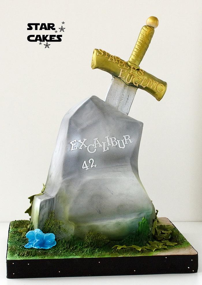 Excalibur cake