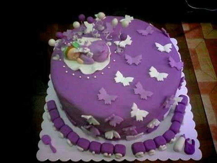 Baby purple cake