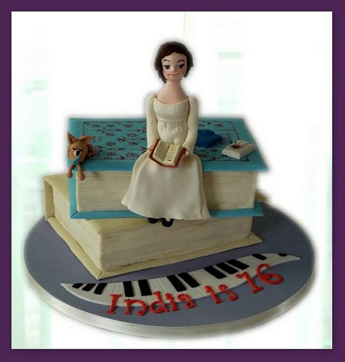 Book lovers cake