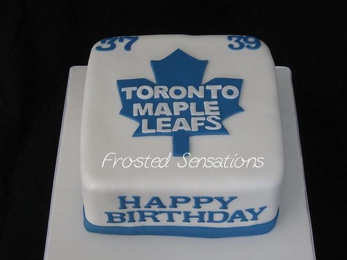 Toronto Maple Leaf Cake