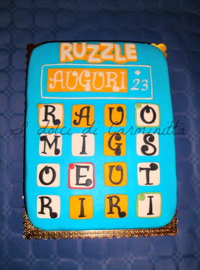 Ruzzle cake