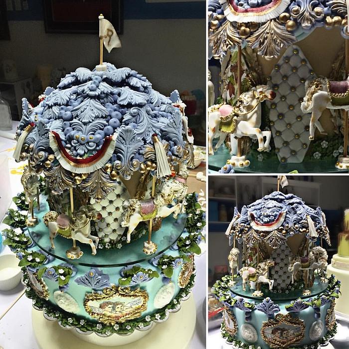 Ornate Carousel Cake