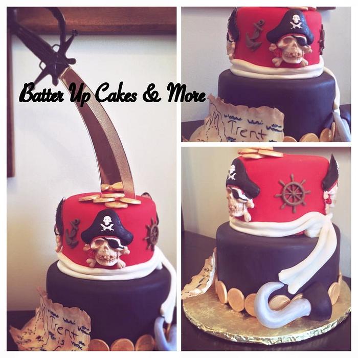 pirate birthday cake