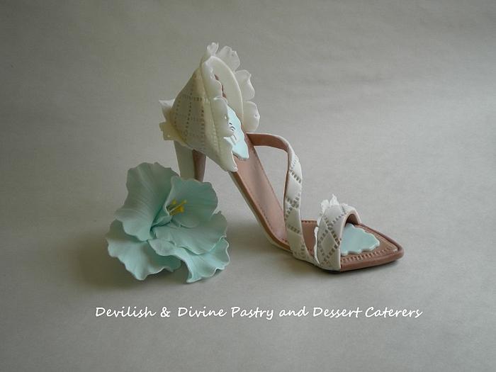 Summer Sandal Cake Topper