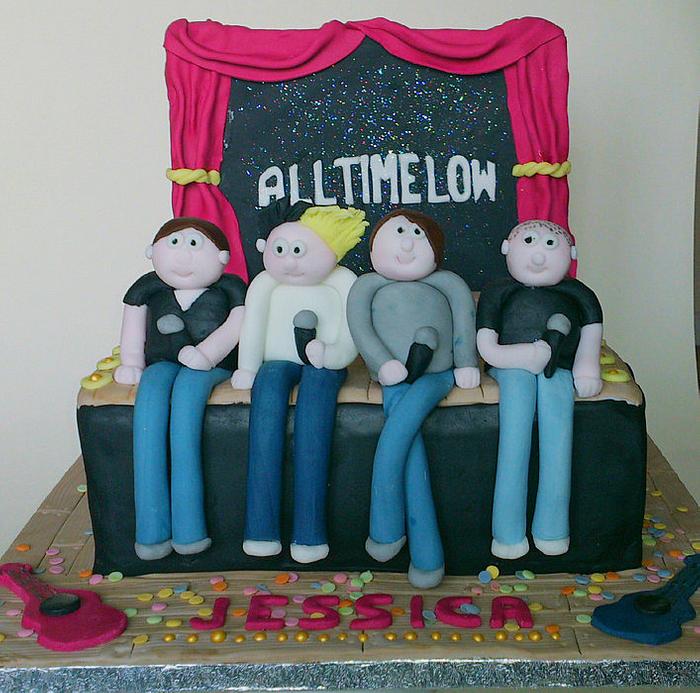 All Time Low Stage Cake