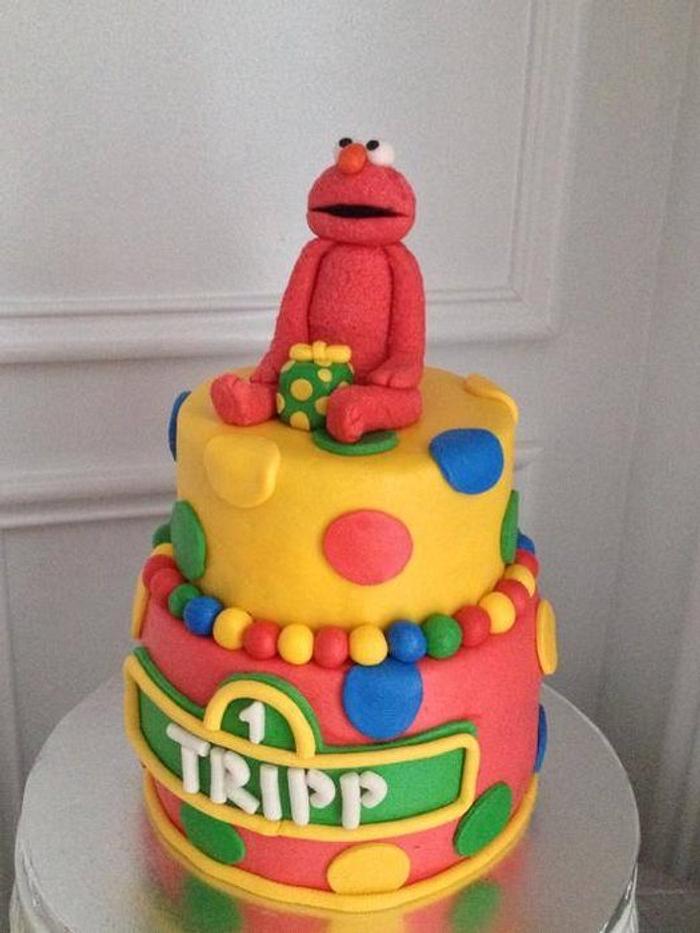 Elmo Birthday Cake!