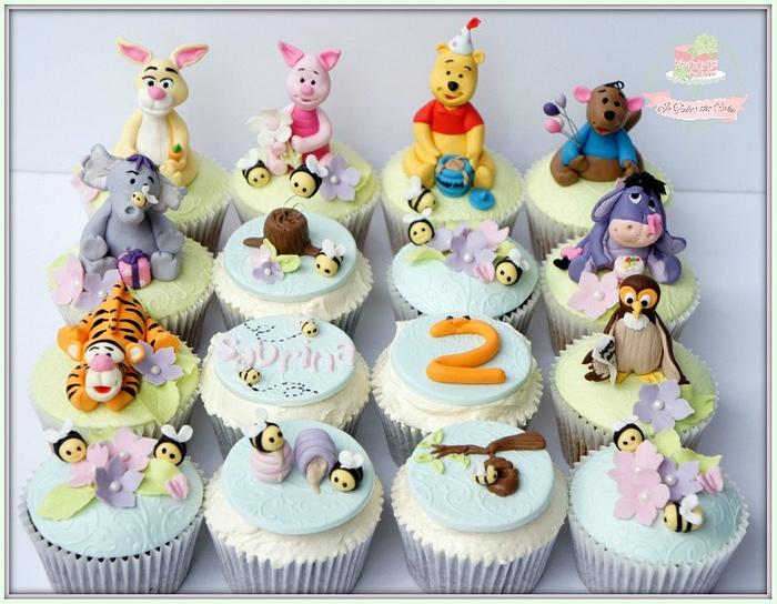 Pooh & Friends cupcakes