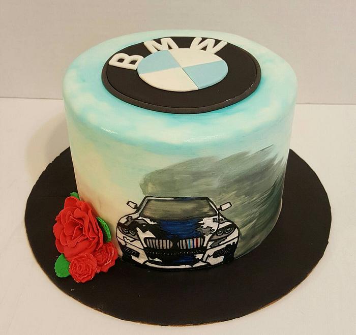 Bmw Lovers Cake Decorated Cake By Cakes By Emi And Vessy Cakesdecor