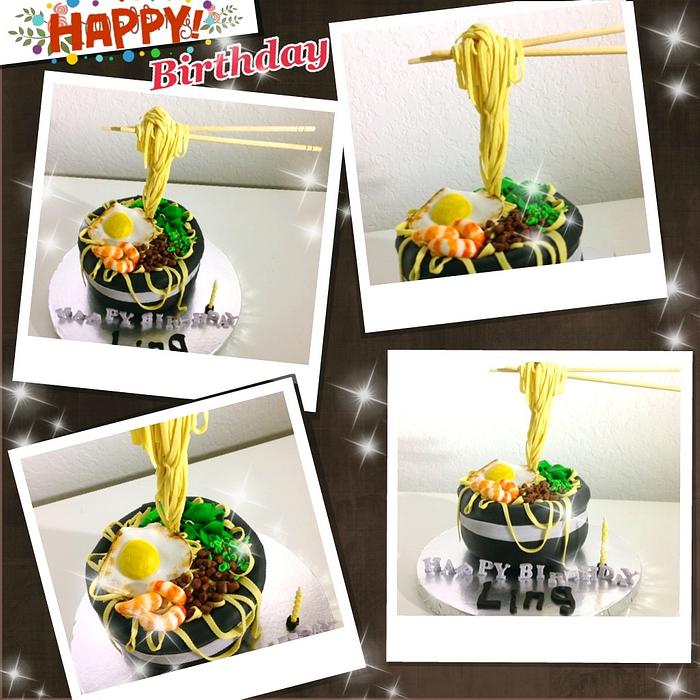 Gravity Noodle Lover Cake
