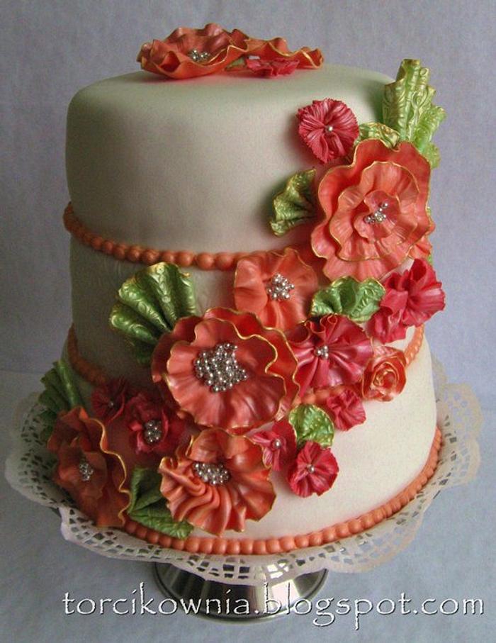 Cake Wedding Flowers
