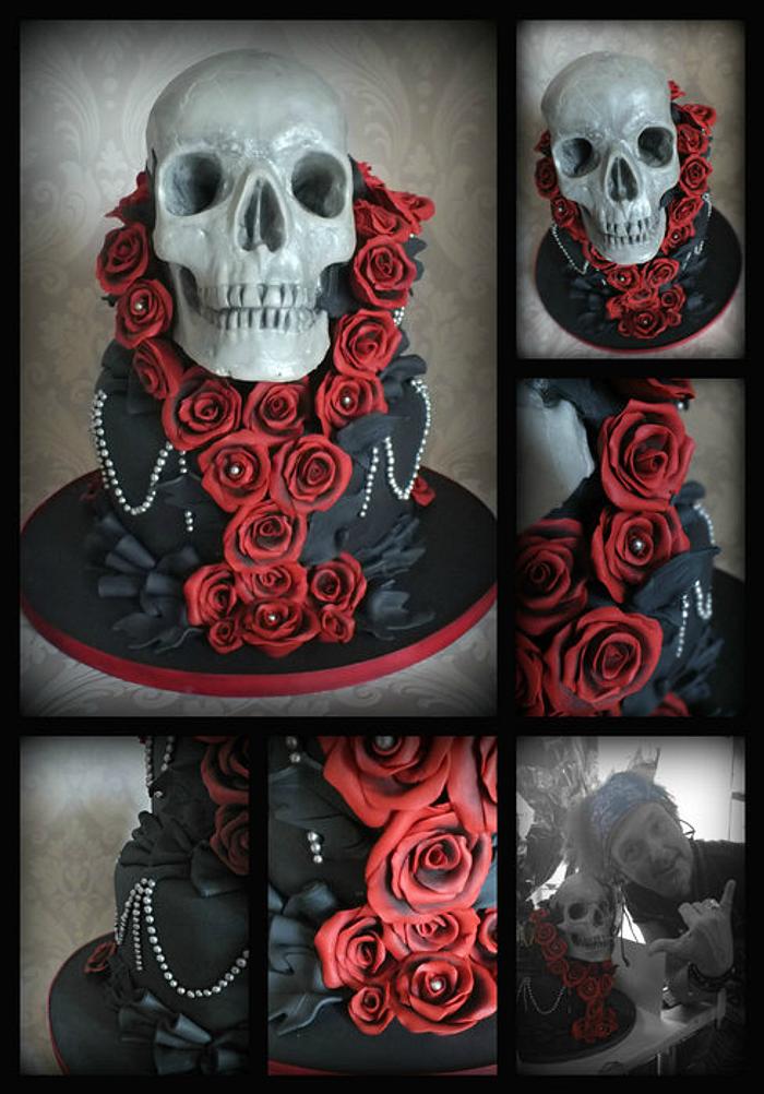 Skull Cake - CakeCentral.com