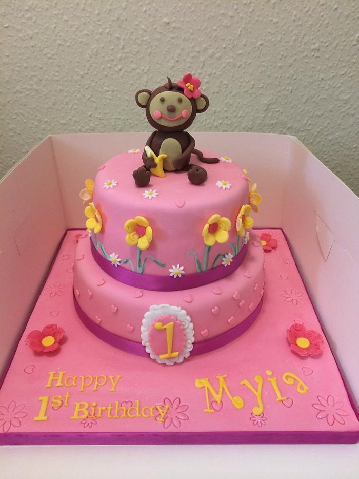 Myia monkey cake 