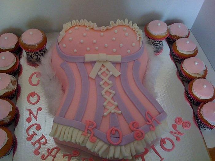 Pink Corset Cake (inspired by many different bakers)