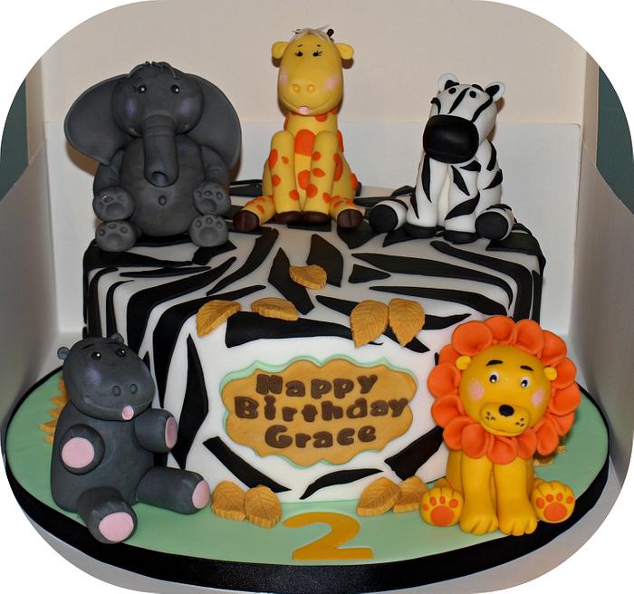 Animal Theme cake
