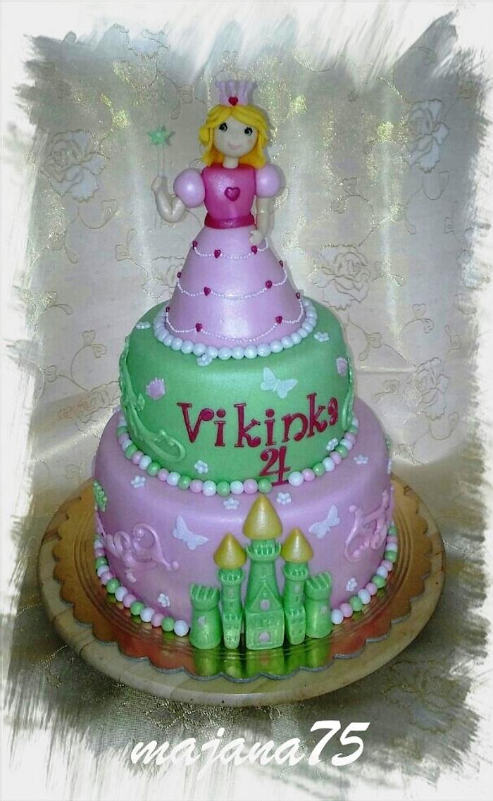 cake with princess