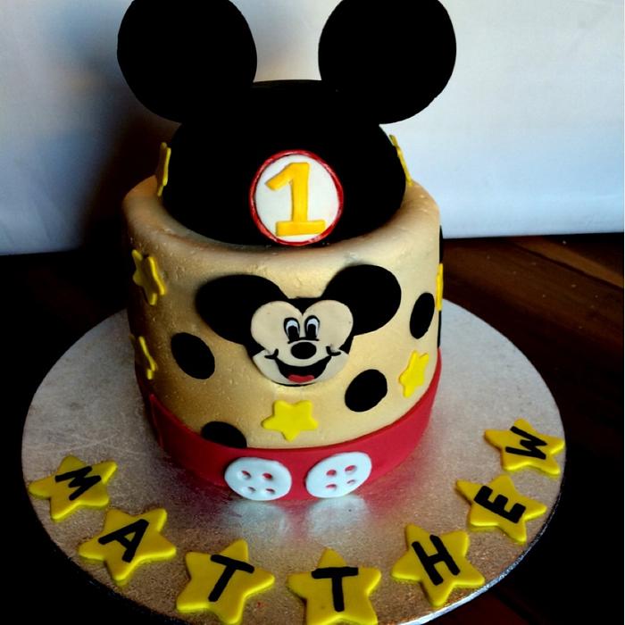Happy happy Mickey Birthday Cake!