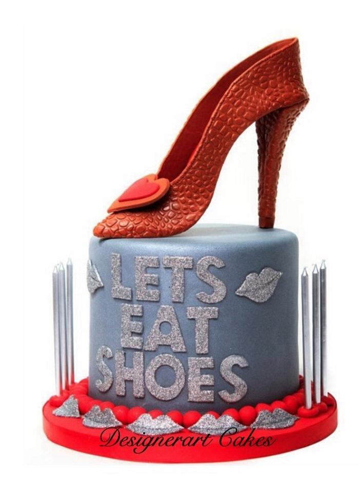 Let's Eat Shoes Cake